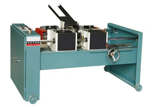 máquina chaflanera con dos cabezas