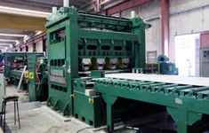 Máquina rajadora a tiras rectas
